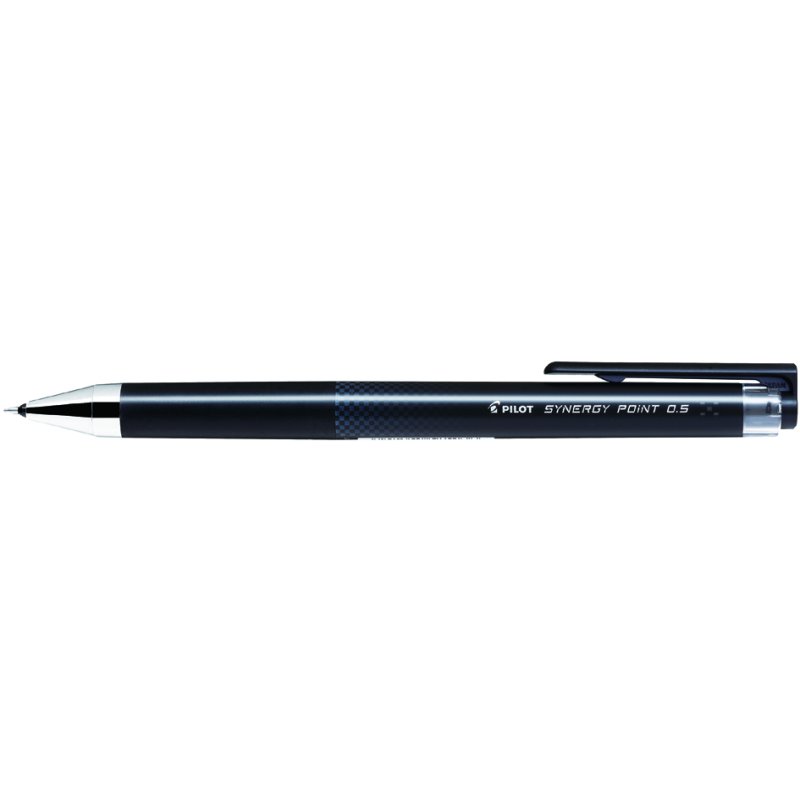 PILOT stylo roller SYNERGY POINT 0.5, noir, rechargeable, 0,25 mm