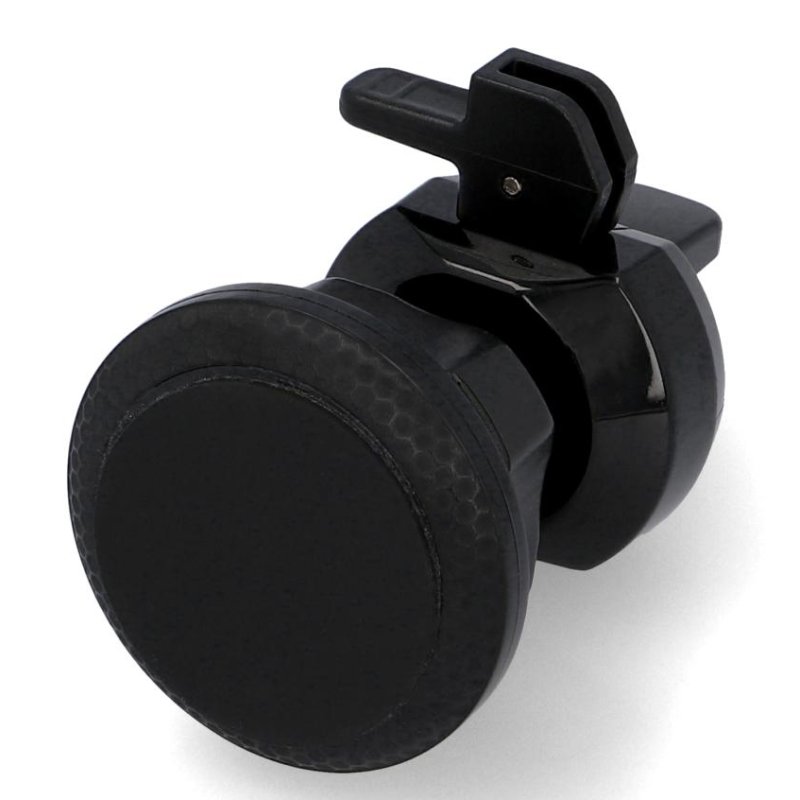 cartrend smartphone magnetische houder, ventilatierooster, zwart, 360° draaibaar