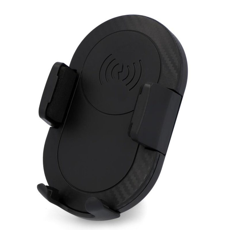 cartrend draadloze smartphonehouder voor auto, zwart, 65-83 mm, inductieladen