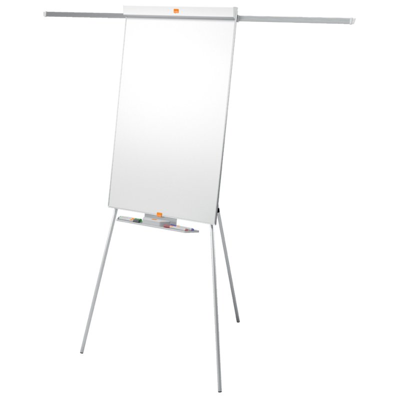 nobo flipchart mobiel staal nano clean, magnetisch, wit, 670×994 mm