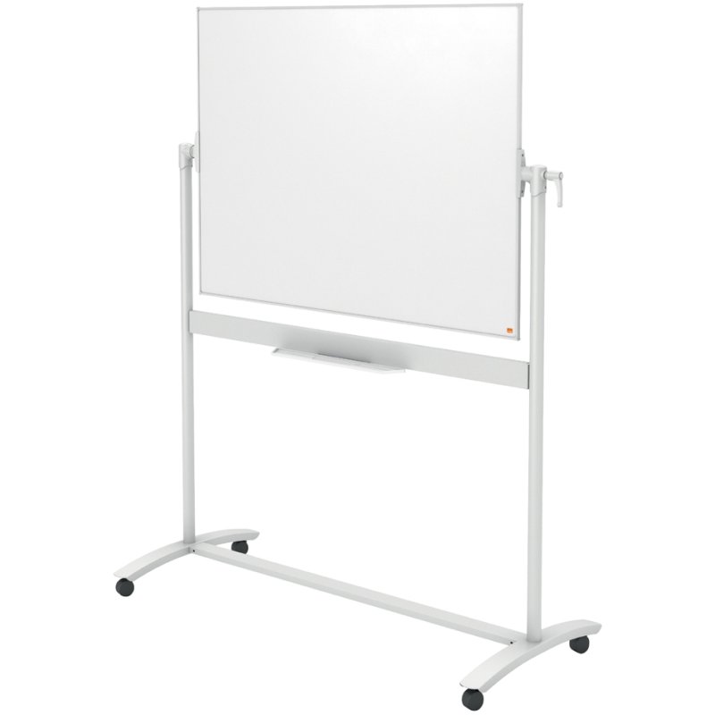 nobo tableau de présentation mobile magnétique, 1500×1200 mm, blanc, émaillé