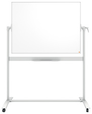 nobo draaitafel mobiel emaille, magnetisch, 1200×900 mm, wit