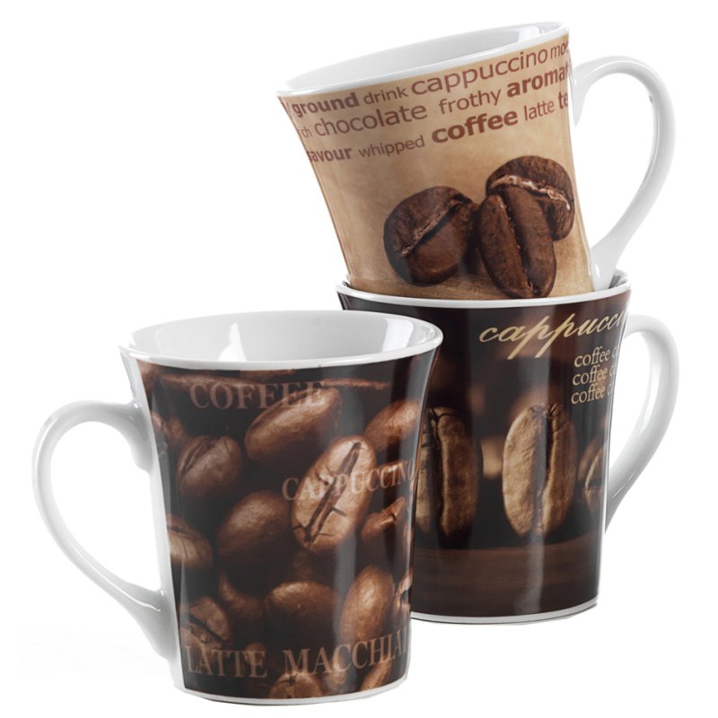 Ritzenhoff & Breker koffiebeker RUSTICA, 312 ml, porselein, 6 stuks