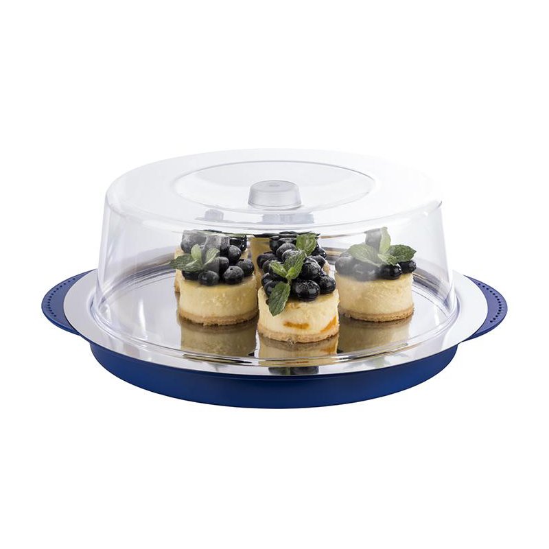 APS plateau thermique set, rond, noir/transparent, diamètre 350 mm