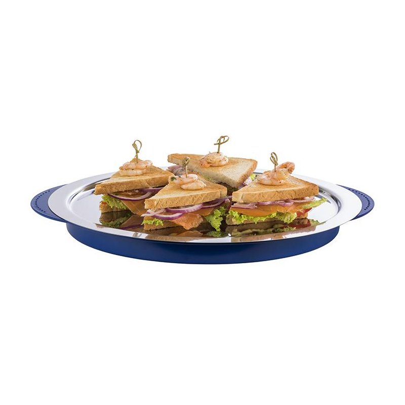 APS plateau thermique set, rond, noir/transparent, diamètre 350 mm