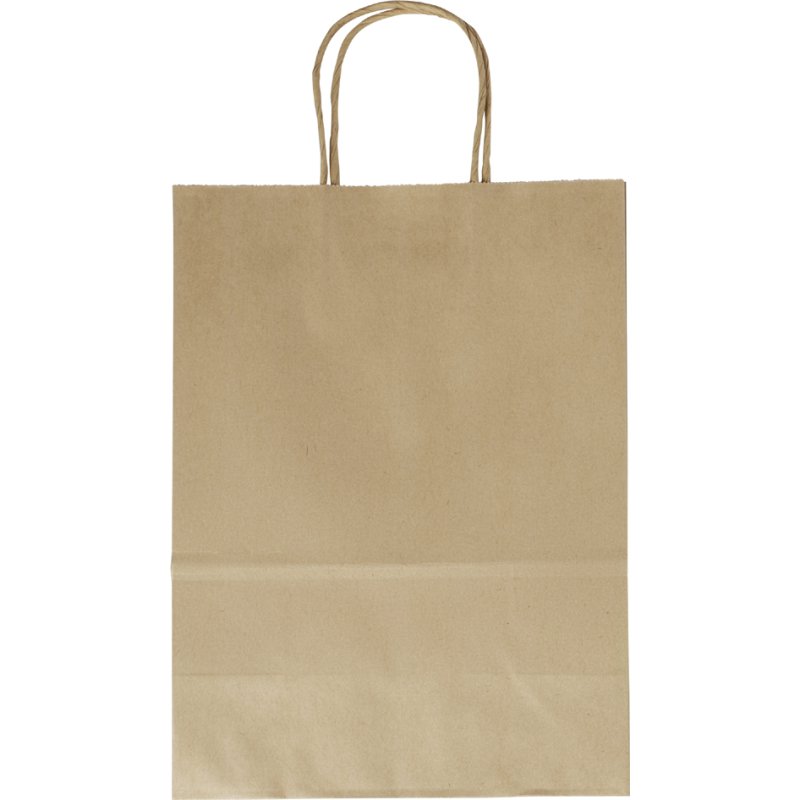 folia papieren draagtas, 240×120×310 mm, wit, 20 stuks