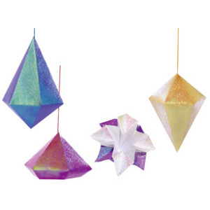 folia iriserend papier 75g/m², 230×330 mm, 5 kleuren, 10 vel