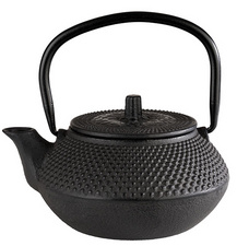 APS theepot ASIA, gietijzer, zwart, 0,3 liter