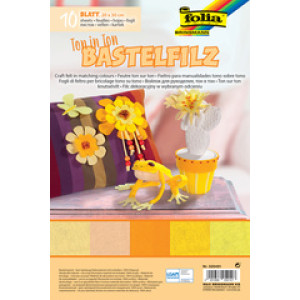 folia knutselvilt Toon-op-Toon Mix, 200×300 mm, groen, 10 vel