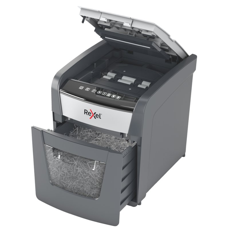 REXEL destructeur de papier Optimum AutoFeed+ 50X, noir, alimentation automatique