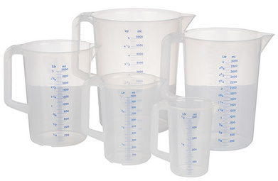 APS maatbeker, 2,0 liter, transparant, polypropylen