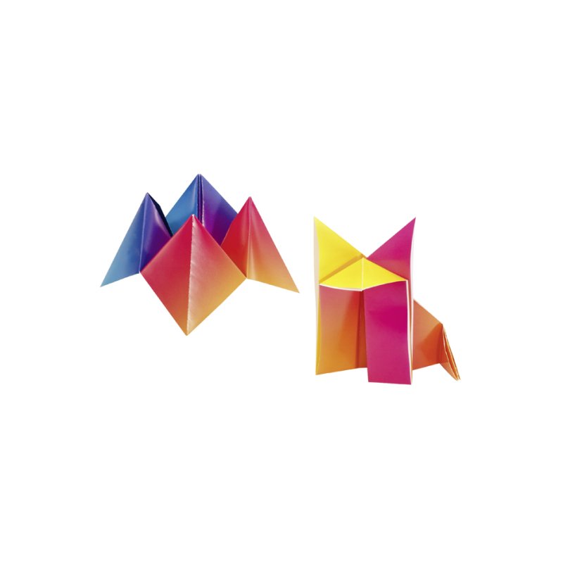 folia regenboog vouwblaadjes, 150×150 mm, 100 g/m², 100 vel