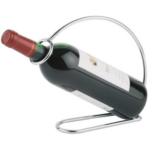 APS wijnfleshouder, voor 1 fles, roestvrij staal, 60×230×200 mm