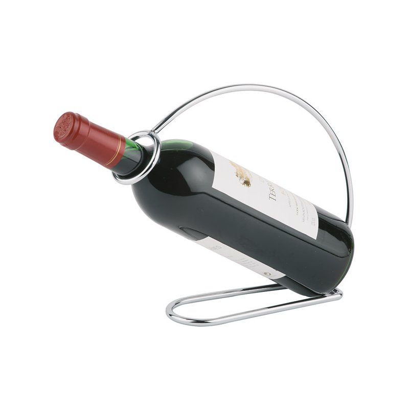 APS wijnfleshouder, voor 1 fles, roestvrij staal, 60×230×200 mm