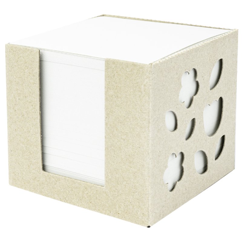 folia notitieblokje vulling gerecycled, wit, 90×90×90 mm, 650 vellen