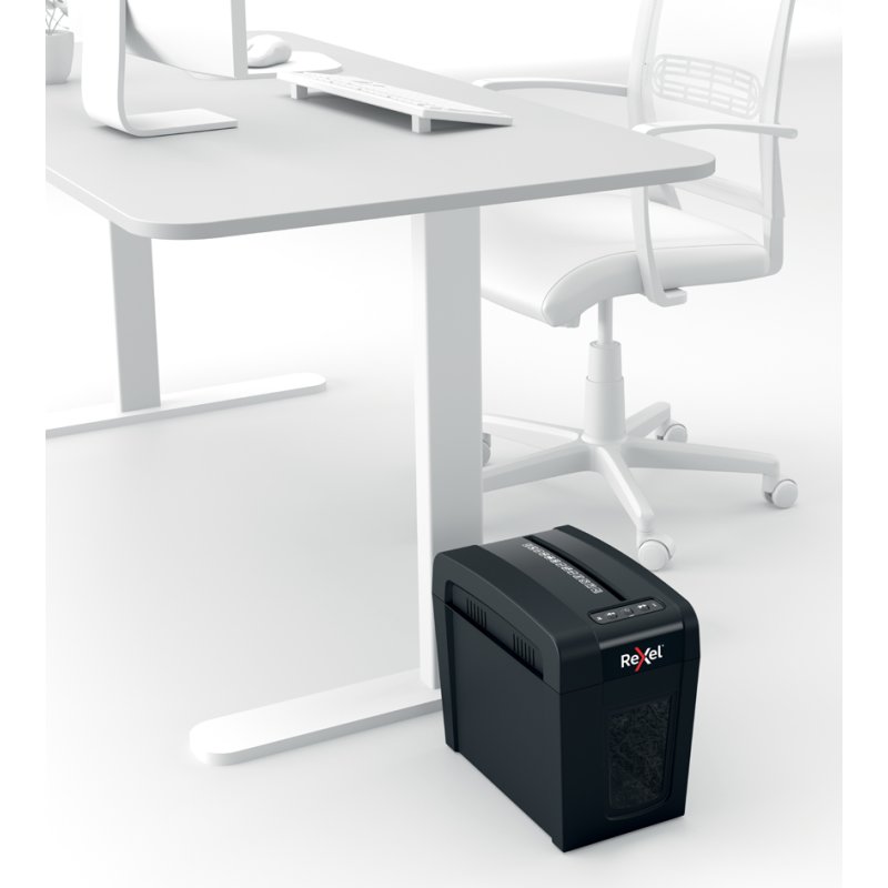 Rexel papiervernietiger Secure X6-SL, P-4 beveiligingsniveau, 6 vel capaciteit, zwart