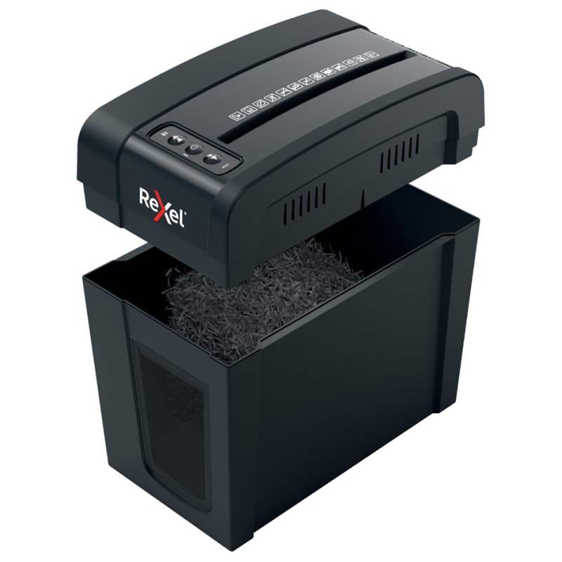Rexel papiervernietiger Secure X6-SL, P-4 beveiligingsniveau, 6 vel capaciteit, zwart
