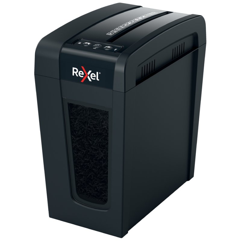 REXEL destructeur de papier Secure X8-SL, sécurité P-4, capacité 8 feuilles, noir