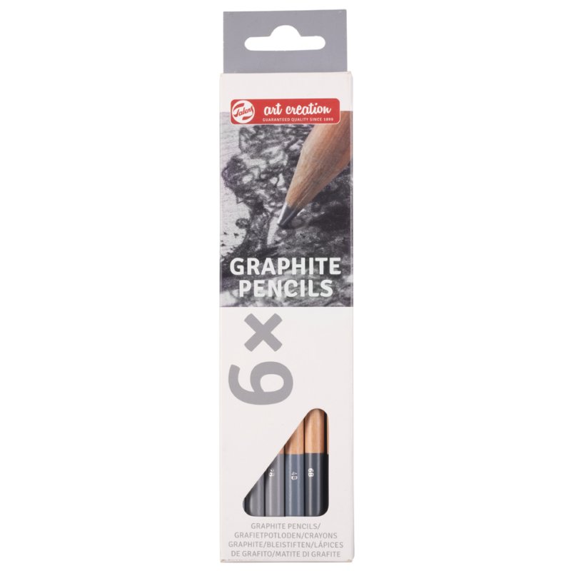 Royal Talens Art Creation crayons, graphite, rond, 6 pièces