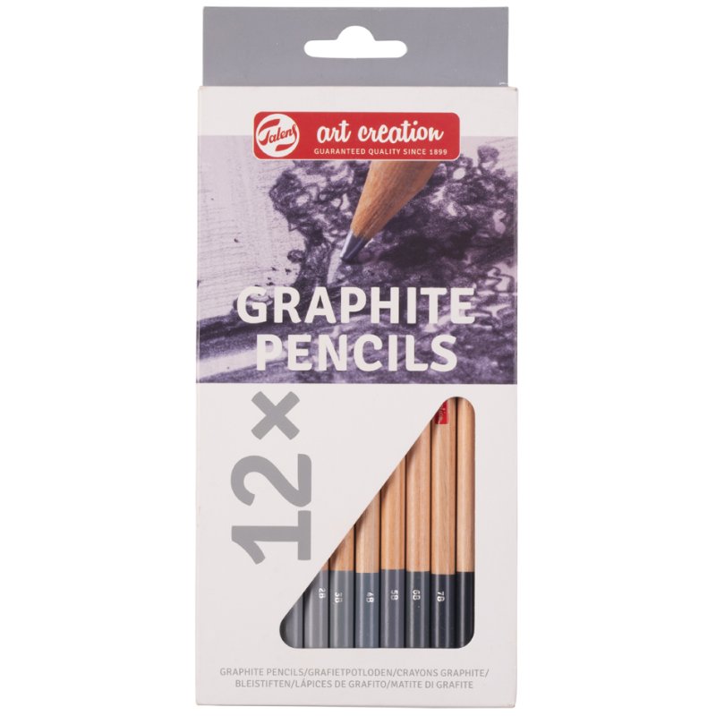 Royal Talens Art Creation crayons, graphite, rond, 6 pièces