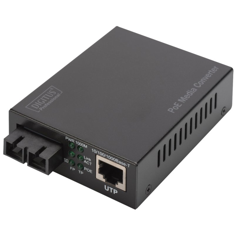 DIGITUS Gigabit PoE power adapter PSE, 30 Watt