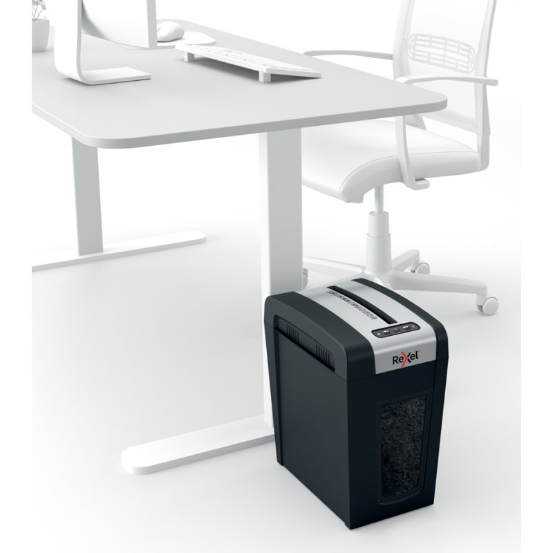 REXEL destructeur de papier Secure MC6-SL, 2×15 mm copeaux, niveau de sécurité P-5, 6 feuilles