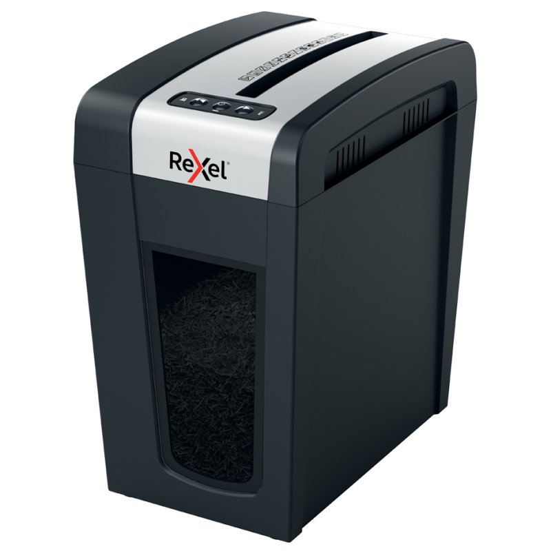 REXEL destructeur de papier Secure MC6-SL, 2×15 mm copeaux, niveau de sécurité P-5, 6 feuilles