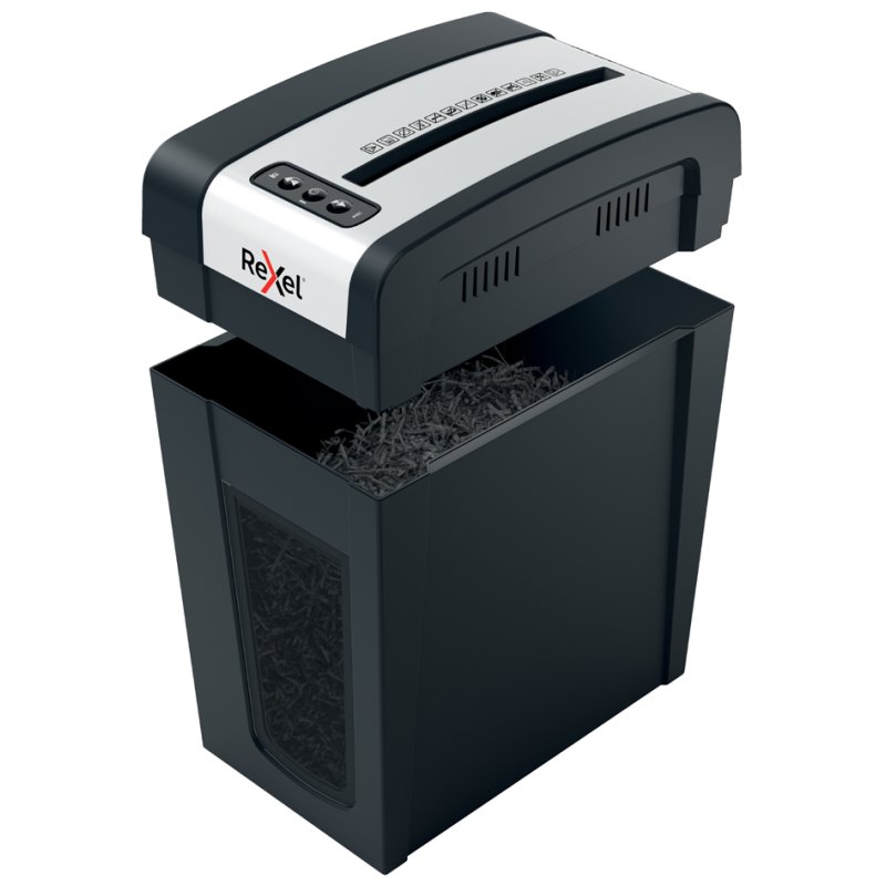 REXEL destructeur de papier Secure MC6-SL, 2×15 mm copeaux, niveau de sécurité P-5, 6 feuilles