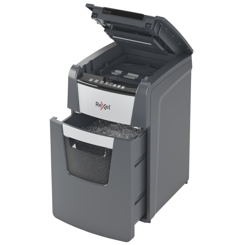 REXEL destructeur de papier Optimum AutoFeed+ 150X, 4×28 mm, P-4, 150 feuilles