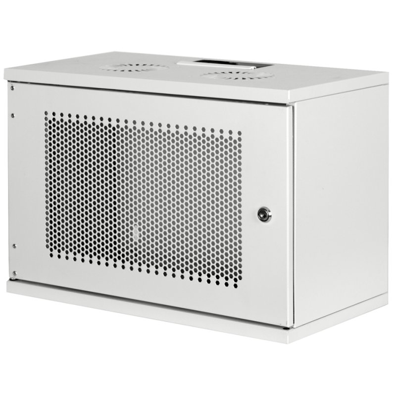 DIGITUS armoire murale 19" SOHO, non assemblée, 12 unités, gris clair