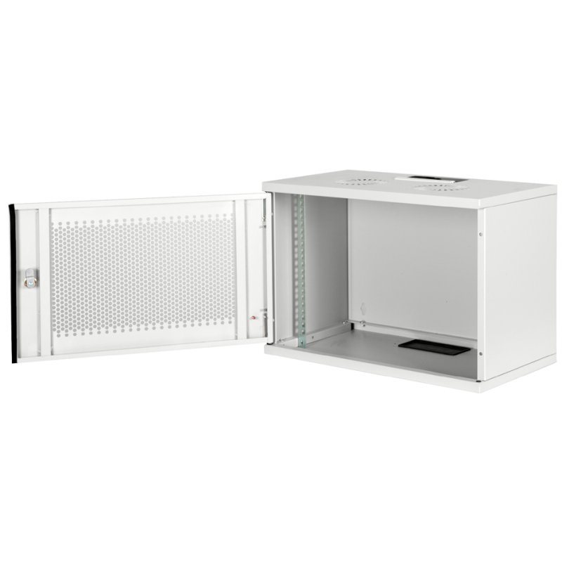 DIGITUS armoire murale 19" SOHO, non assemblée, 12 unités, gris clair
