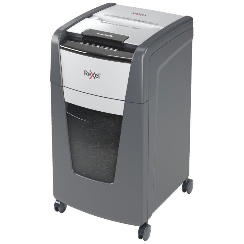 REXEL destructeur de papier Optimum AutoFeed+ 225X, 4×25 mm, 225 feuilles, P-4