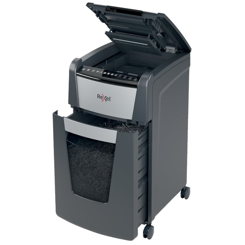 REXEL papiervernietiger Optimum AutoFeed+ 300X, 4×26 mm, P-4, 300 vel