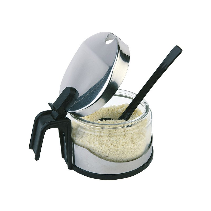 APS saupoudreuse de parmesan ECONOMIC, verre/inox, diamètre 105 mm