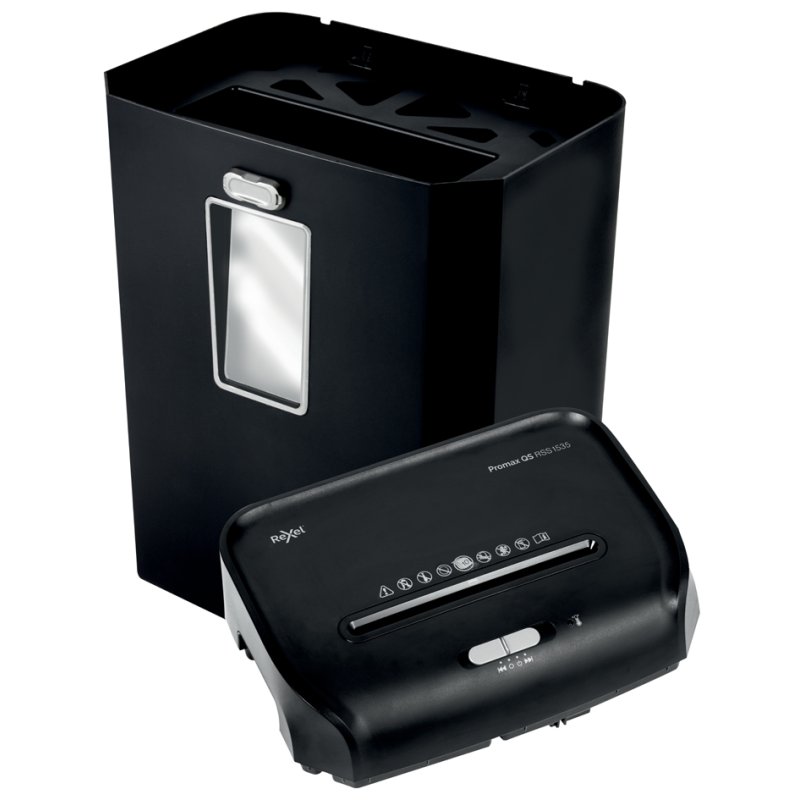 Rexel destructeur ProMax QS RSS1535, bandes 6 mm, noir, 15 feuilles