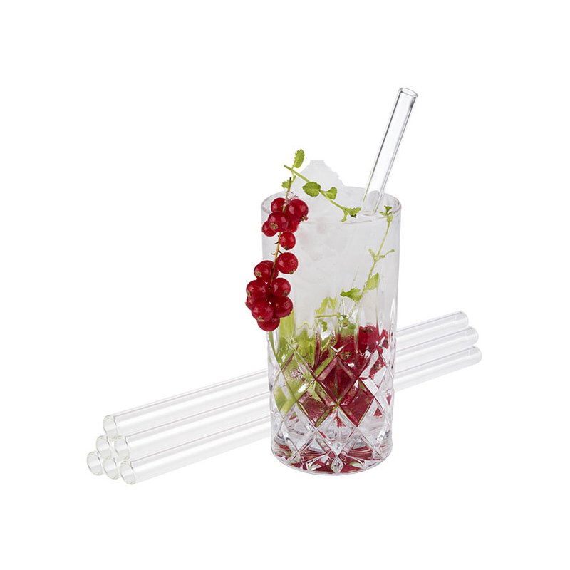 APS straw, glass, reusable, 210 mm