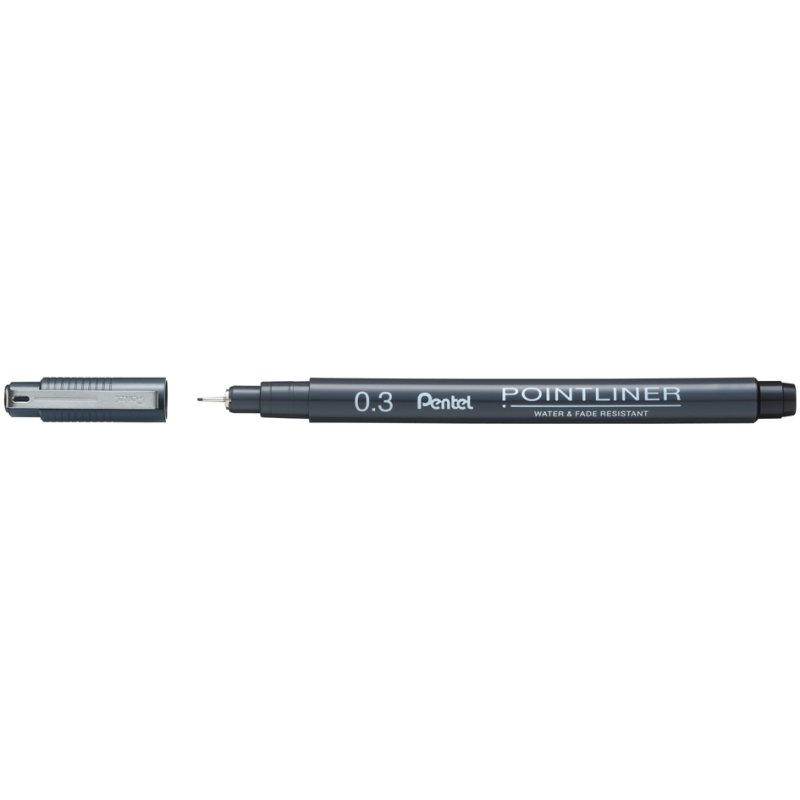 Pentel PentelArts fineliner, permanent, noir, 3,0 mm