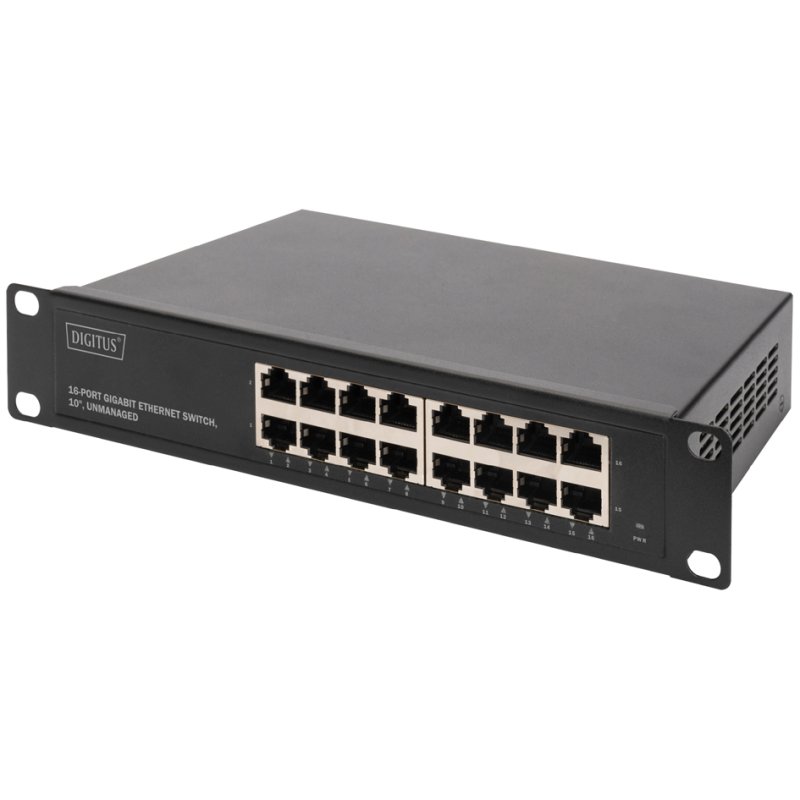DIGITUS 16-port Gigabit switch, unmanaged