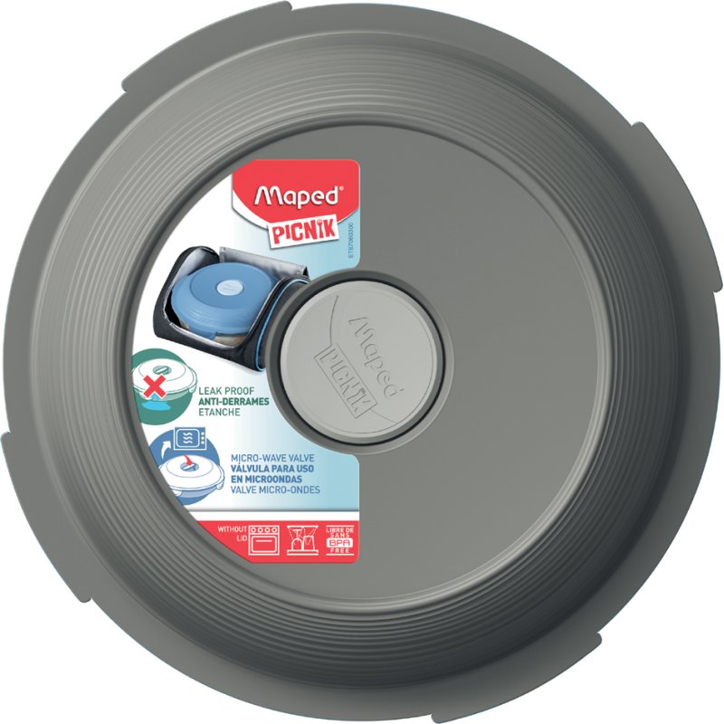 Magnetronbord Concept, glas, blauw, 700 ml