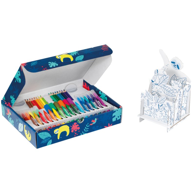 Maped ensemble créatif COLOURING KIT, 50 pièces, avec porte-stylos