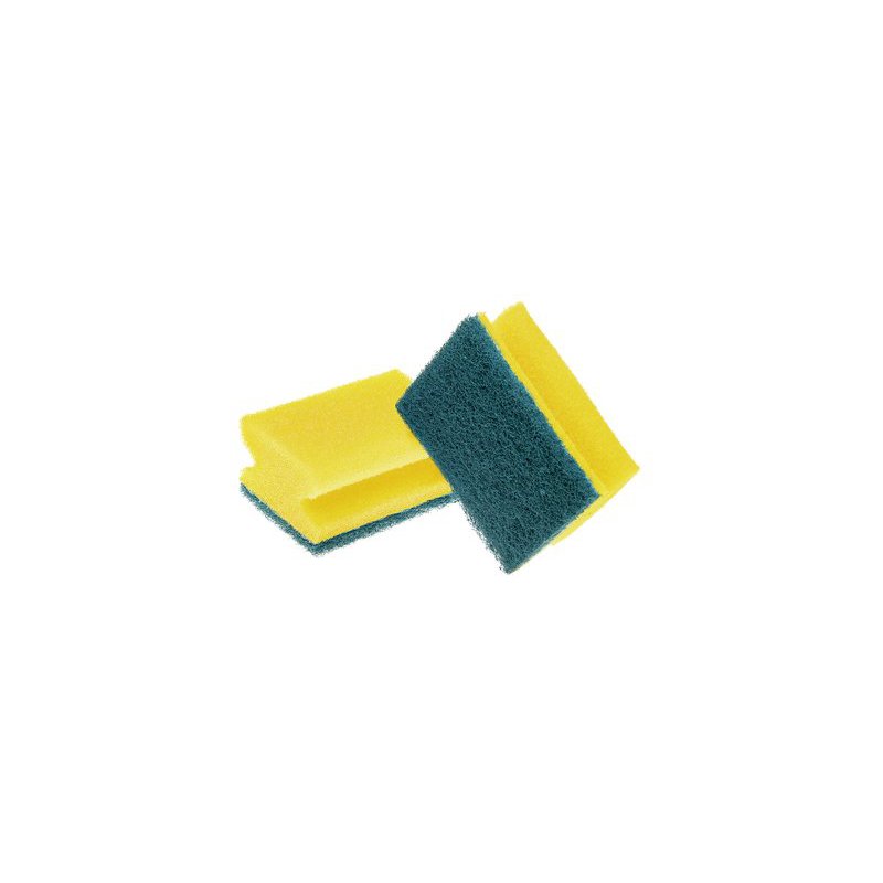 Scotch Brite éponge mousse universelle délicate, jaune/bleu, 2 pièces