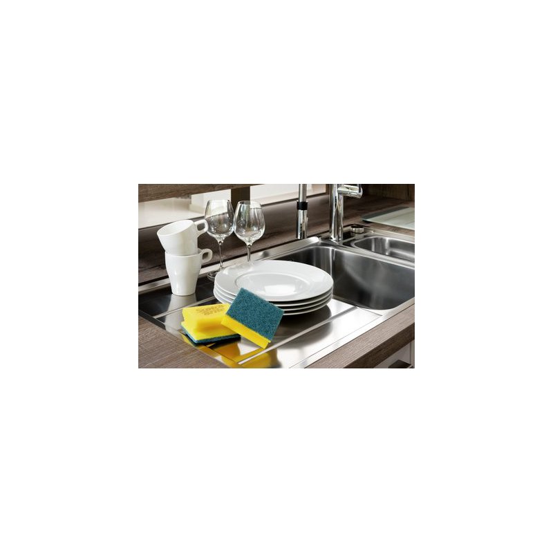 Scotch Brite éponge mousse universelle délicate, jaune/bleu, 2 pièces