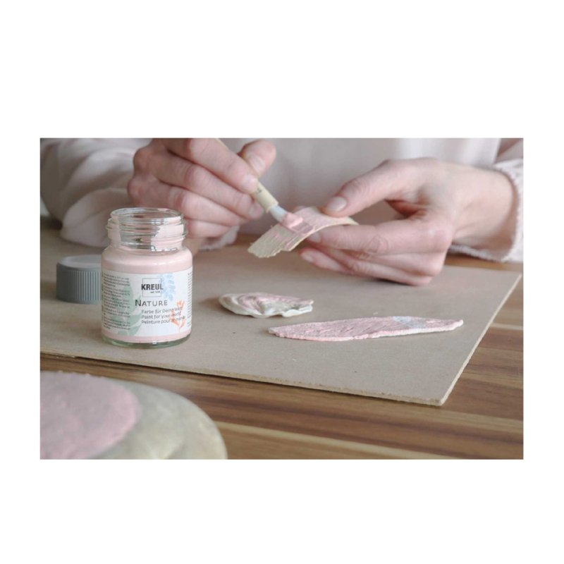 KREUL peinture créative naturelle, grenade, 50 ml