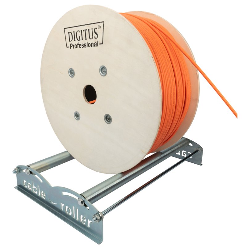 DIGITUS dérouleur de câble, capacité de charge 150 kg, acier galvanisé