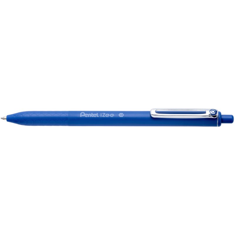 Pentel stylo à bille rétractable iZee, rechargeable, violet, 0,3 mm