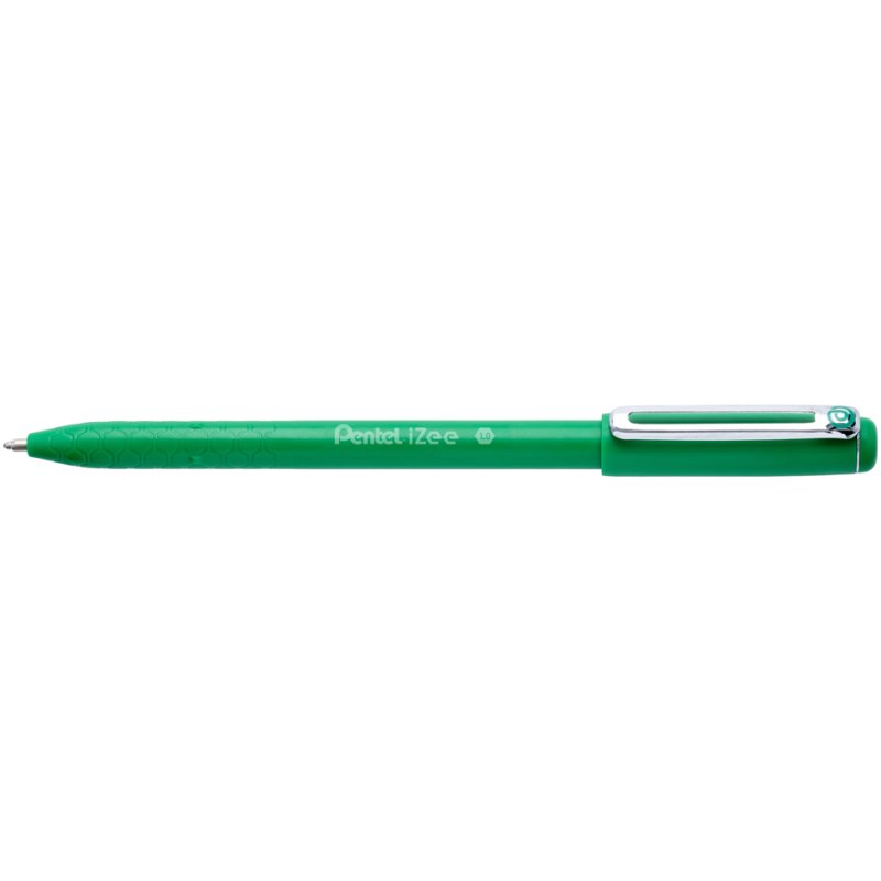 Pentel stylo à bille iZee, rechargeable, vert, 0,3 mm