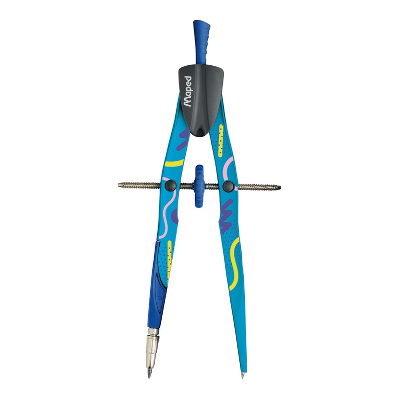 Boîte à compas Maped PRECISION SYSTEM, 3 pièces, assorties, 165 mm