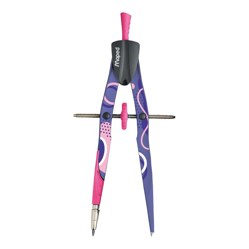 Boîte à compas Maped PRECISION SYSTEM, 3 pièces, assorties, 165 mm