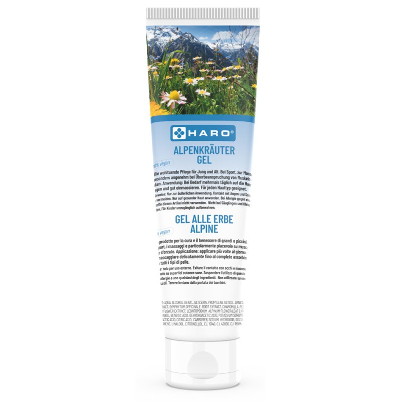 HARO bergkruiden gel, 100% vegan, 100 ml