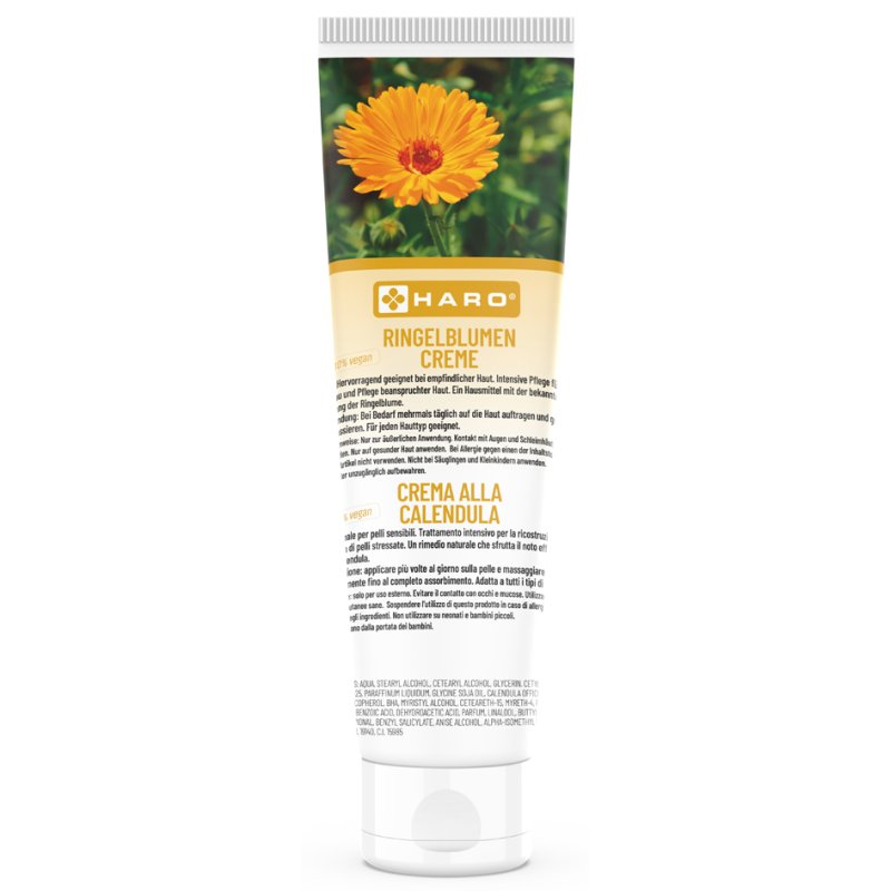 HARO calendula cream, 100% vegan, 100 ml tube